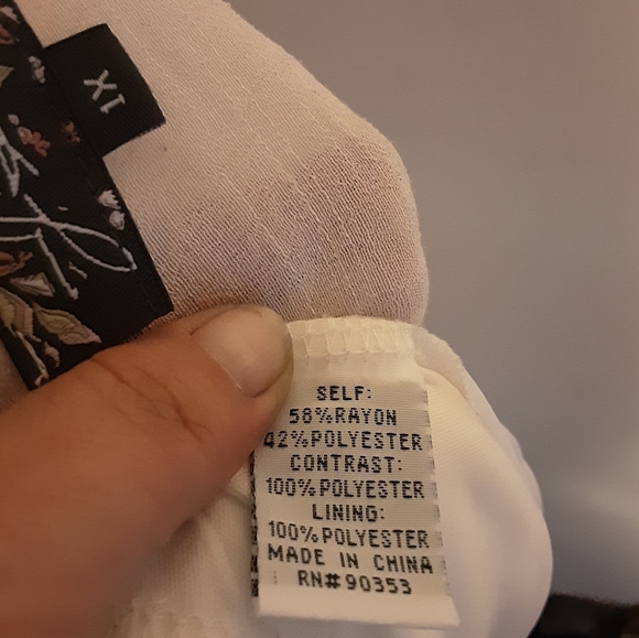 J Glee Crochet Tunic Dress Bell Sleeve Size 1X - Picture 13 of 14